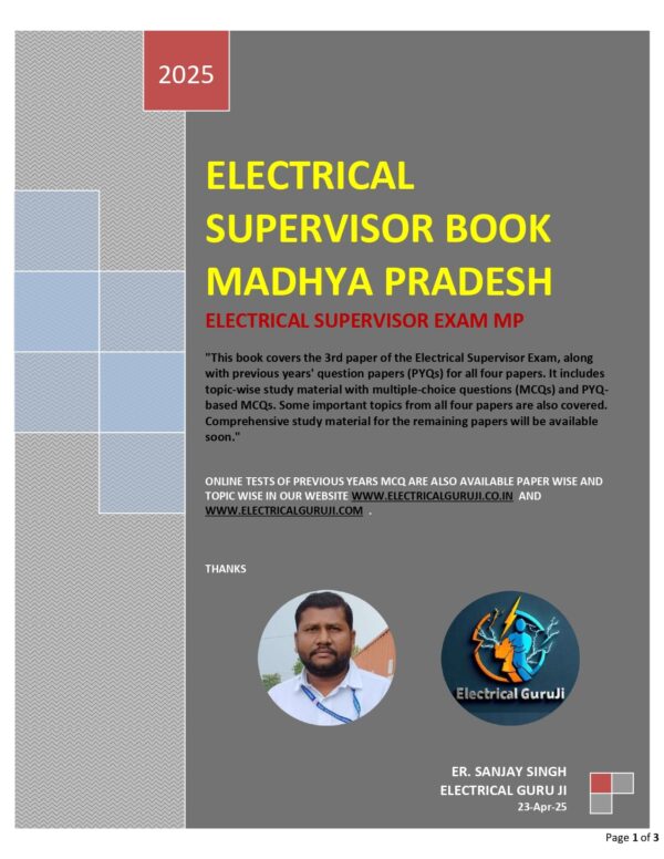 Electrical supervisor License Exam Book (Copy) (Copy) (Copy)